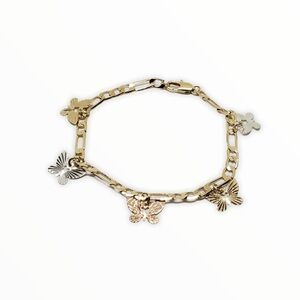 Butterfly Bracelet Charm 18k of Gold Plated